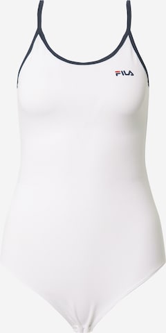 FILA Shirt bodysuit 'Sadie' in White: front