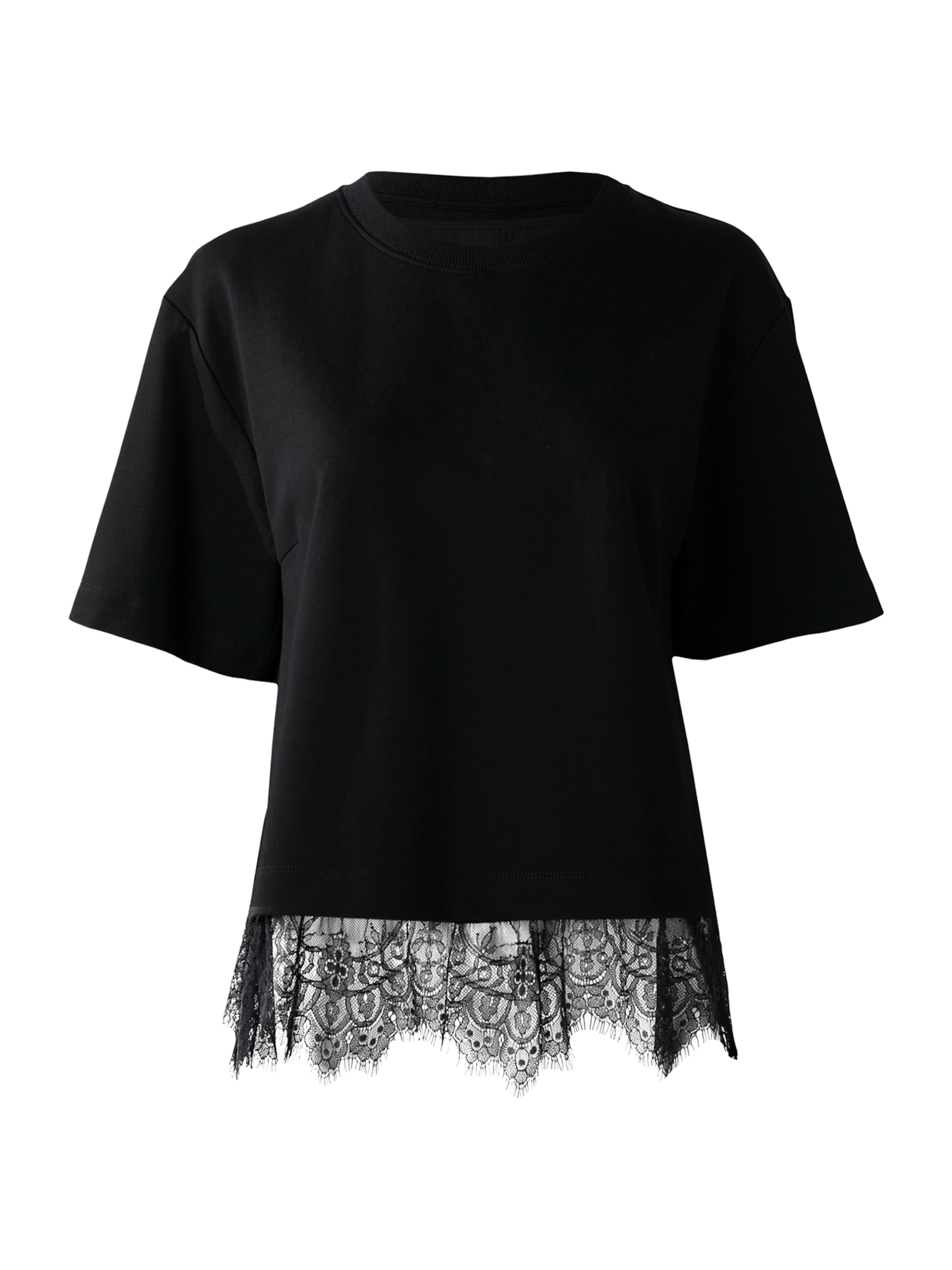 Munthe Μπλουζάκι 'RACH' σε μαύρο: μπροστά