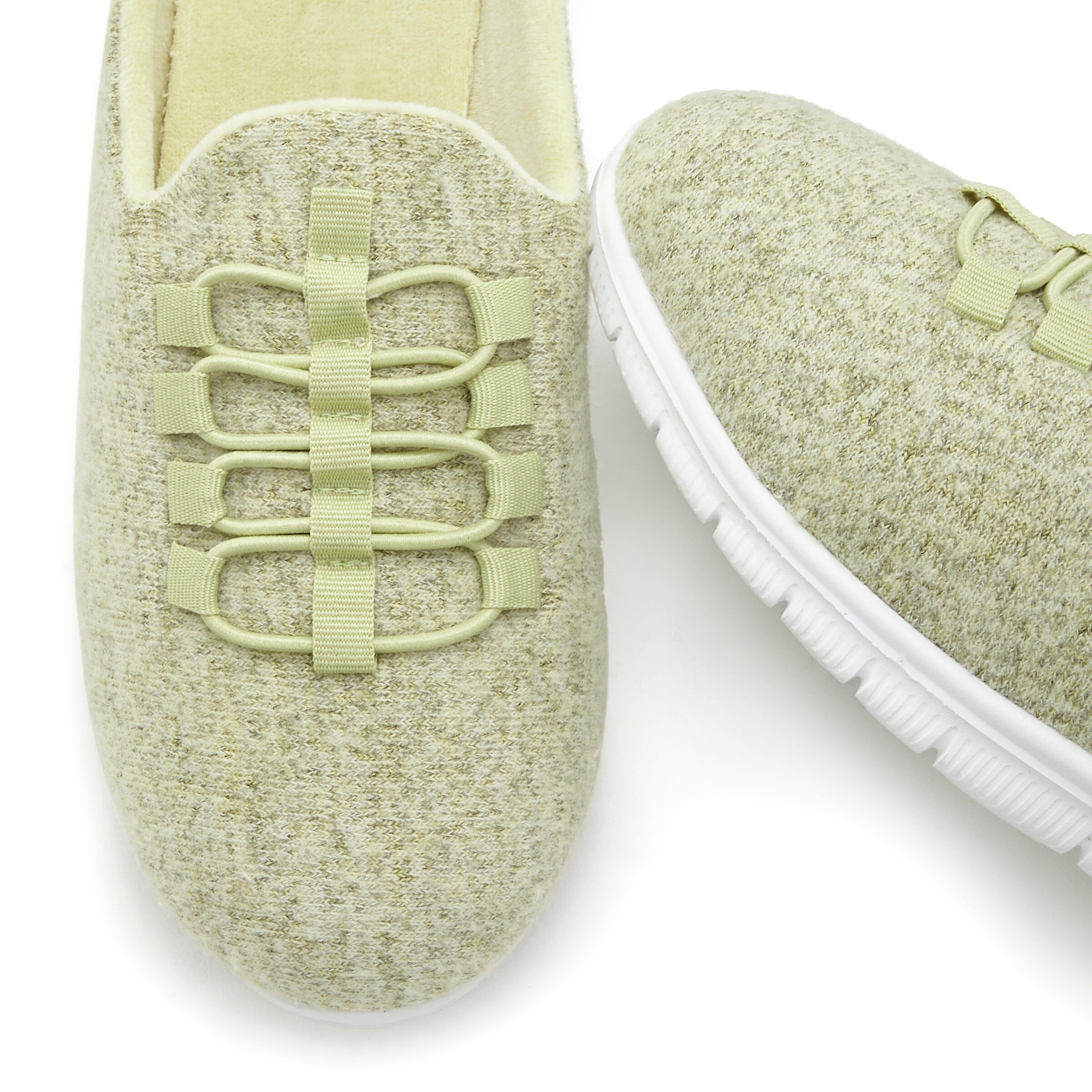 VIVANCE Slippers in Green