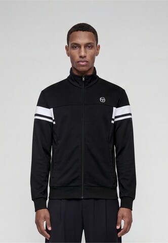 Giacca di felpa 'Camarindo' di Sergio Tacchini in nero: frontale