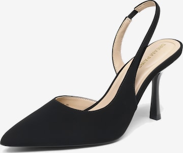 Décolleté 'Pumps Women's Slingback Pointed Toe Pump Heels' di Dream Pairs in nero: frontale