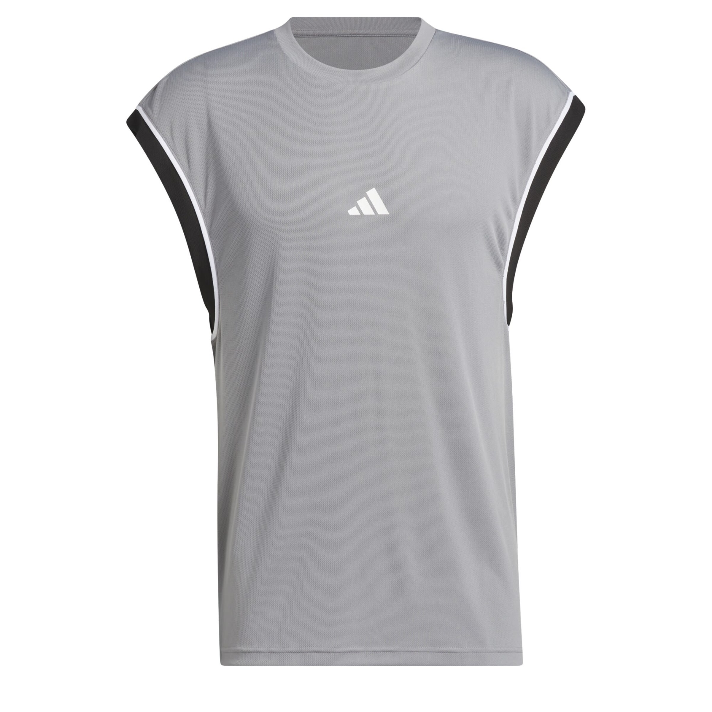 T-Shirt fonctionnel 'All-World' ADIDAS PERFORMANCE en gris : devant