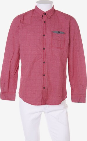 TOM TAILOR Button Up Shirt in M in Red: front