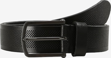 Ceinture bugatti en noir : devant