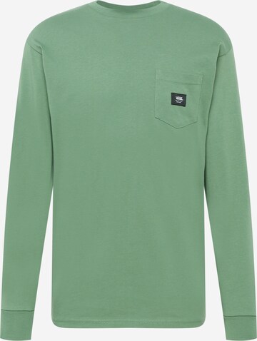 VANS - Camiseta en verde: frente