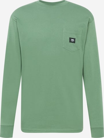 T-Shirt VANS en vert : devant