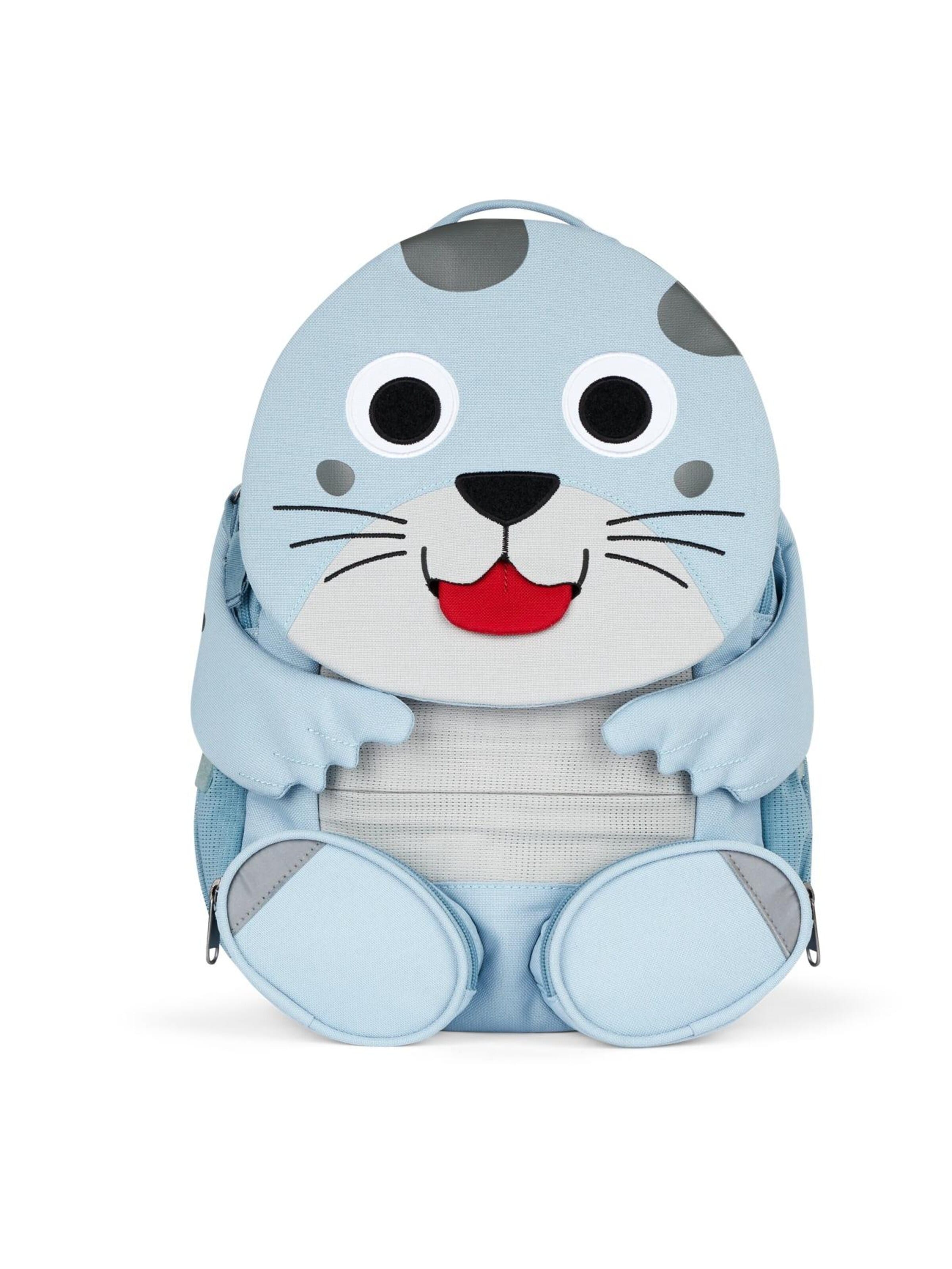Affenzahn Backpack 'Großer Freund' in Blue: front