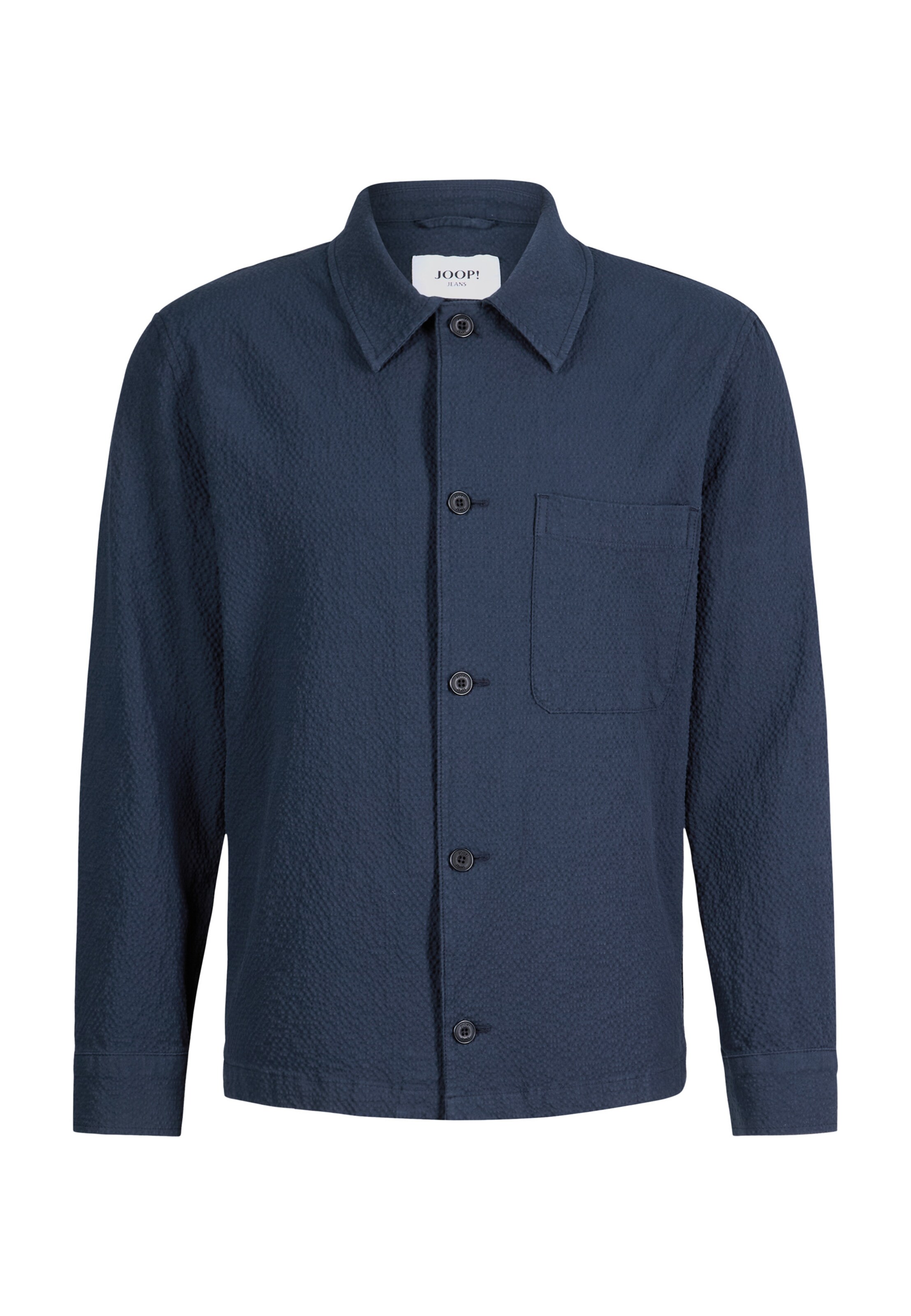 JOOP! Jeans Regular fit Button Up Shirt in Blue: front