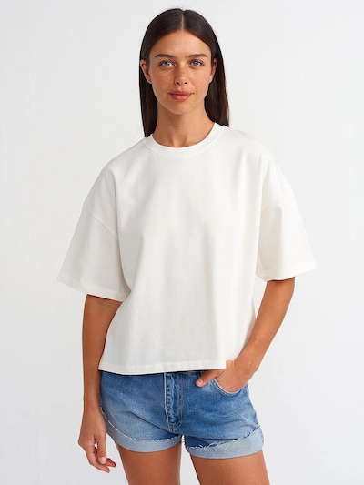 Dilvin T-shirt en M en blanc, Vue avec produit