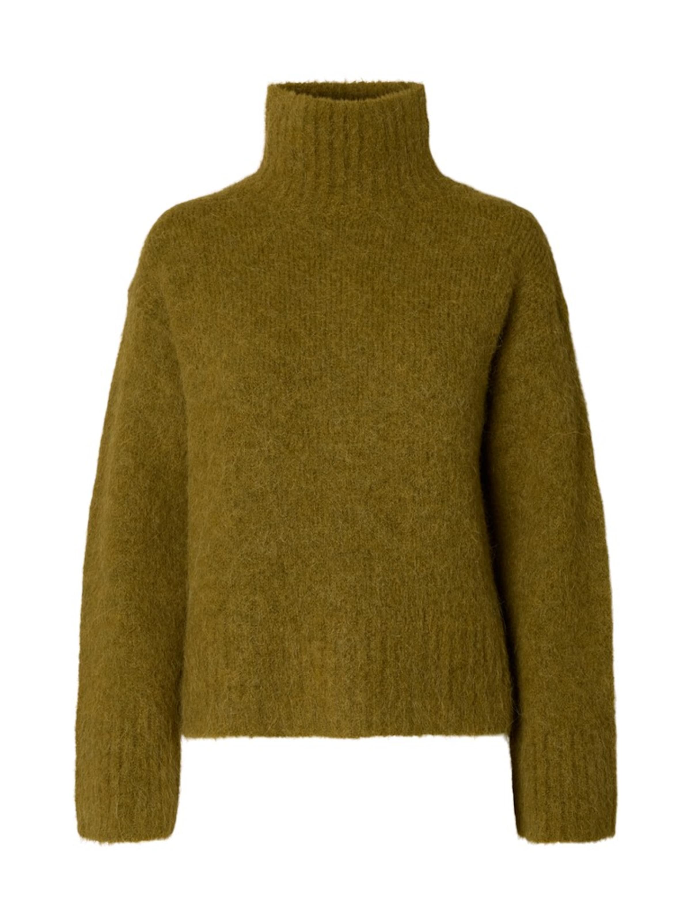 SELECTED Trui 'SLFGABRIELLA' in Groen: voorkant