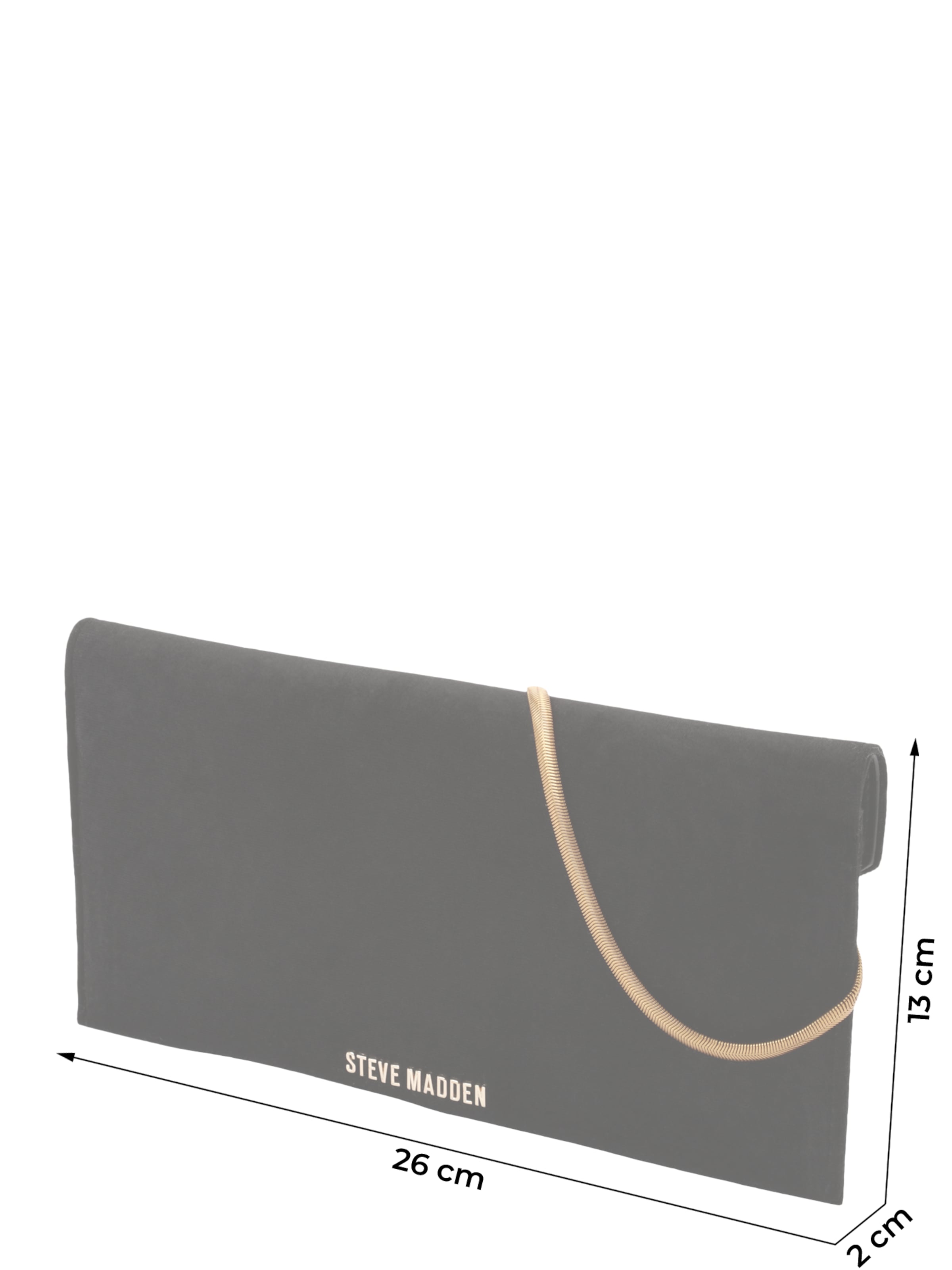 STEVE MADDEN Clutch 'Smooth' in Black