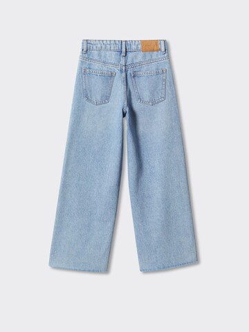 MANGO KIDS Wide leg Jeans in Blue