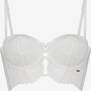 Hunkemöller Balconette Bra 'Jamie' in White: front