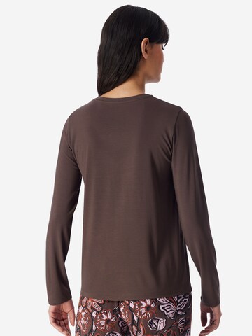Chemise de nuit ' Mix Relax ' SCHIESSER en marron