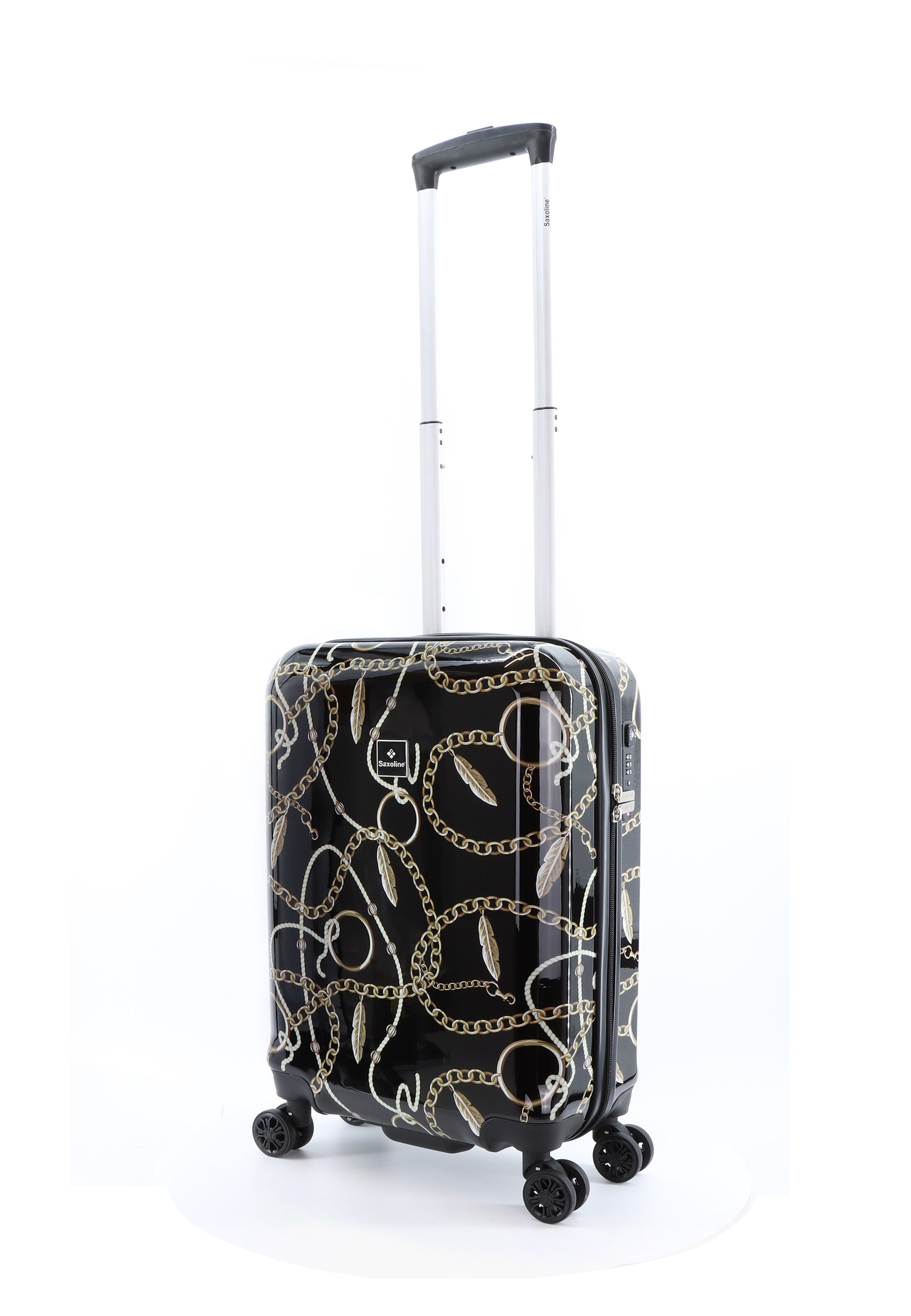 Saxoline Koffer 'Golden Age' in Schwarz