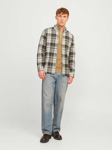 Comfort fit Camicia 'JJBrook' di JACK & JONES in verde