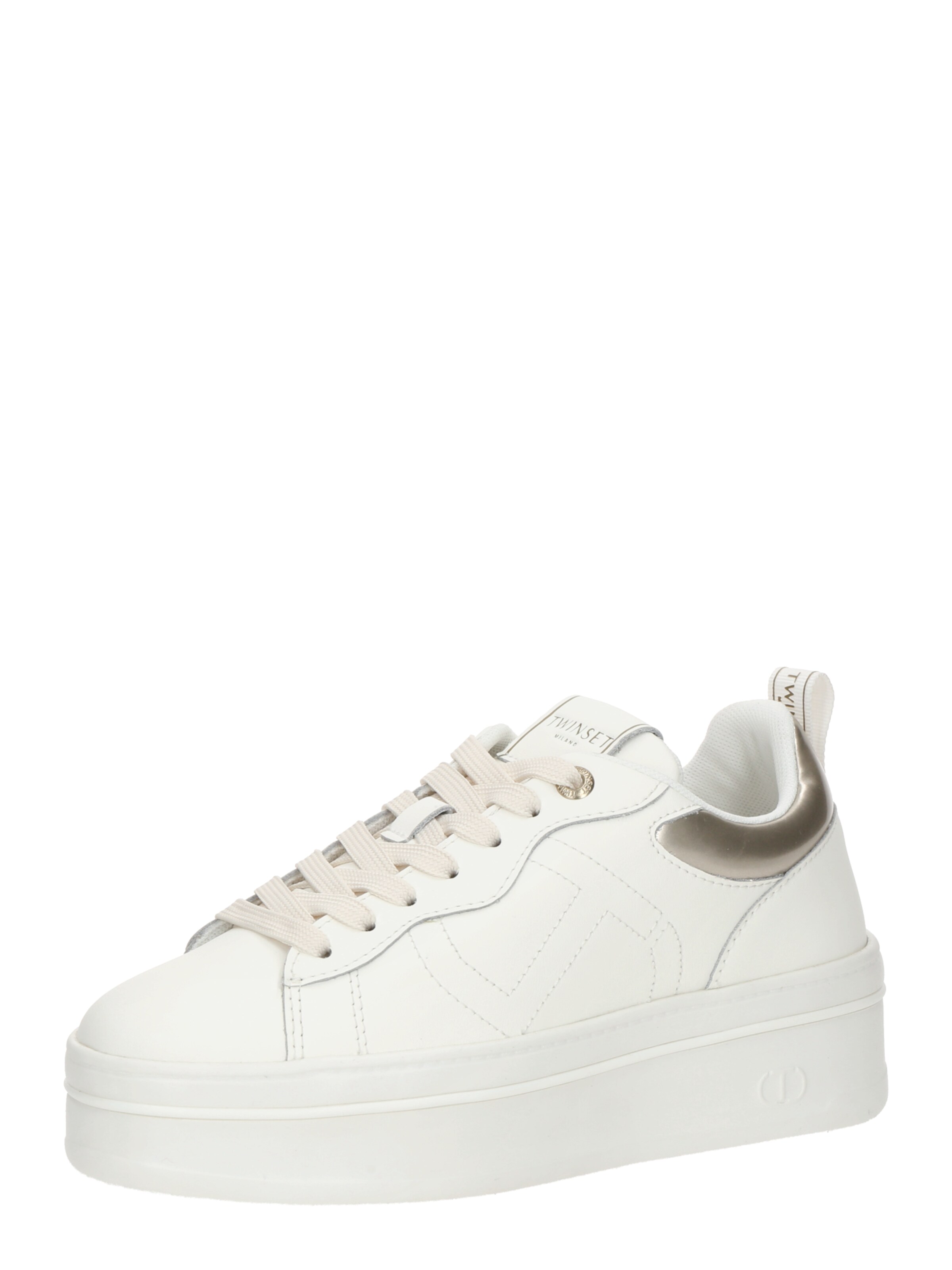 Twinset - Zapatillas deportivas bajas en blanco: frente
