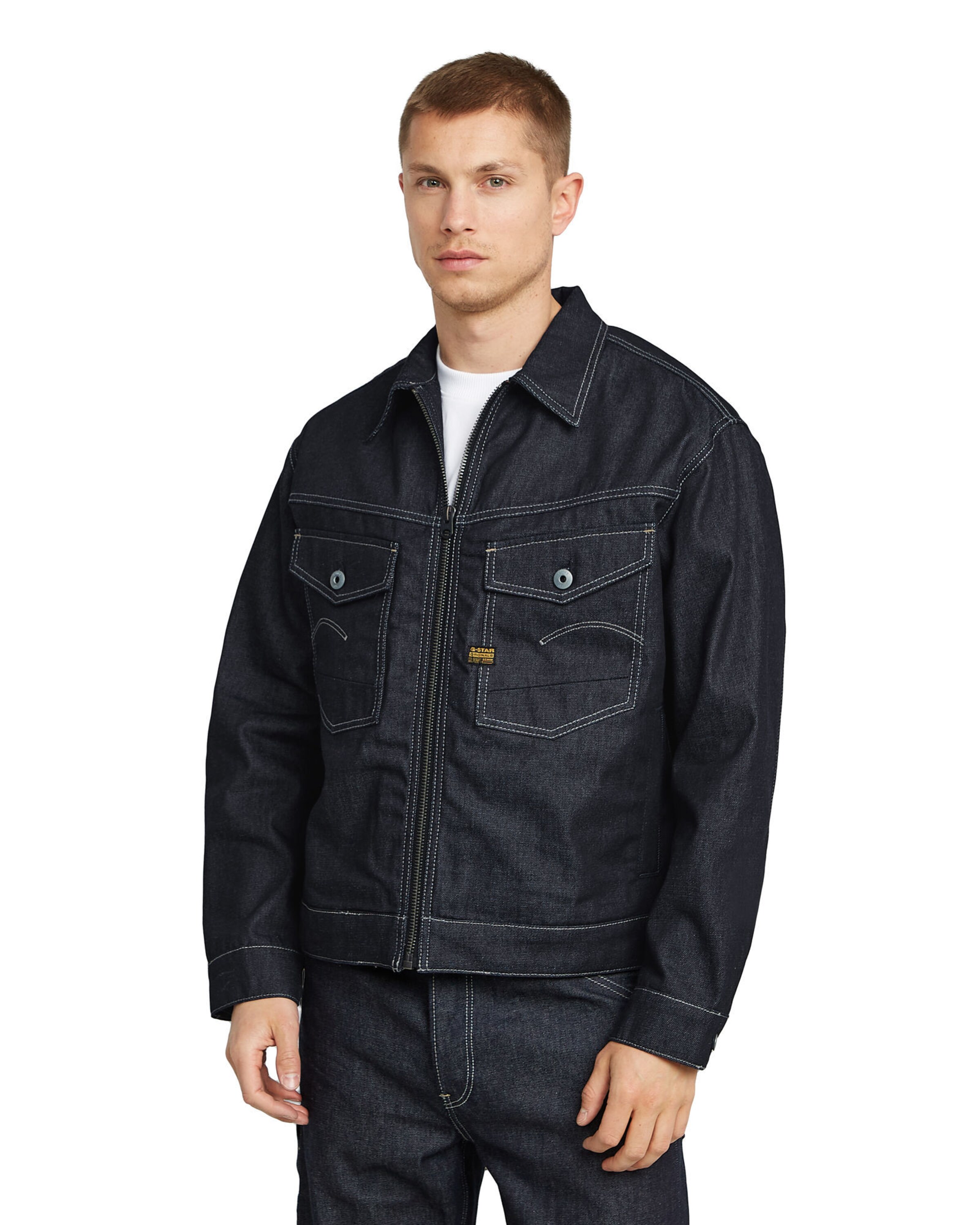 G-STAR Jacke 'Dakota' in Blau: Vorderseite