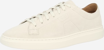 BOSS - Sapatilhas baixas 'Kieran' em branco: frente