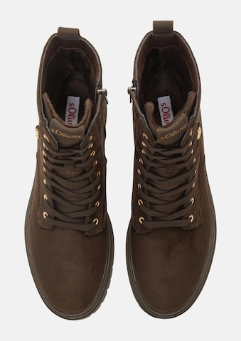 Bottes s.Oliver en marron : au dessus