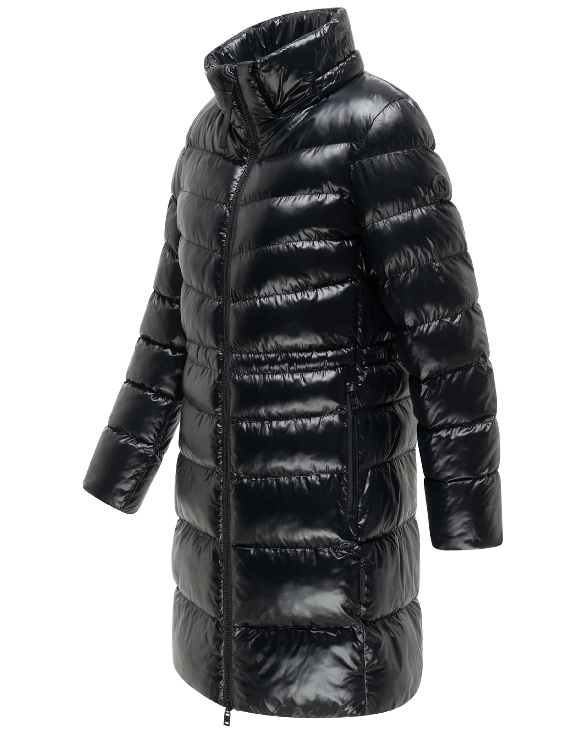 NAVAHOO Wintermantel 'Lumeiaa' in Zwart