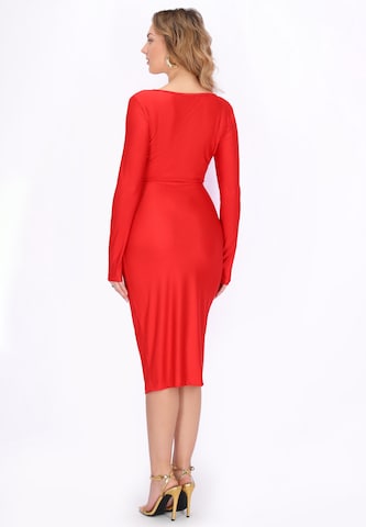 faina Jurk 'Festive' in Rood