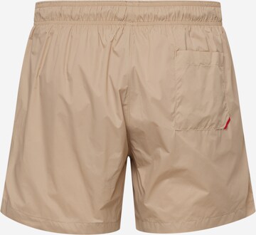 HUGO Red Uimashortsit 'HAITI' värissä beige