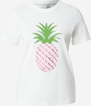 ONLY Футболка 'ONLKITA' в Белый: спереди