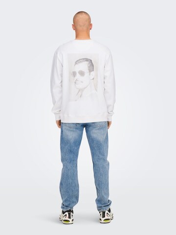 Only & Sons Sweatshirt in Wit