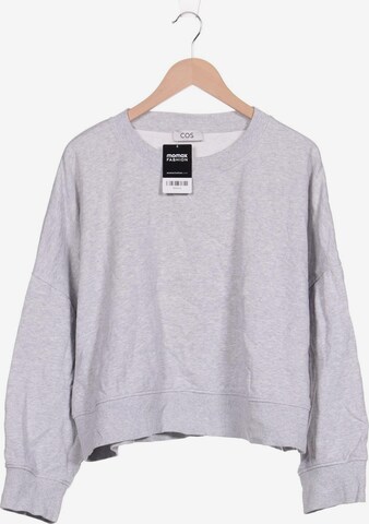 COS Sweatshirt & Zip-Up Hoodie in L in Grey: front