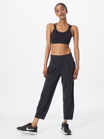 ESPRIT - Loosefit Calças de desporto em preto