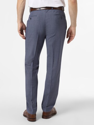 Regular Pantalon à plis HECHTER PARIS en bleu
