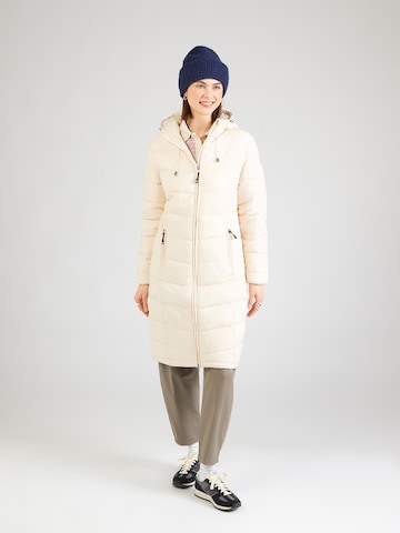 alife & kickin Wintermantel 'FrancesAK A' in Beige: voorkant