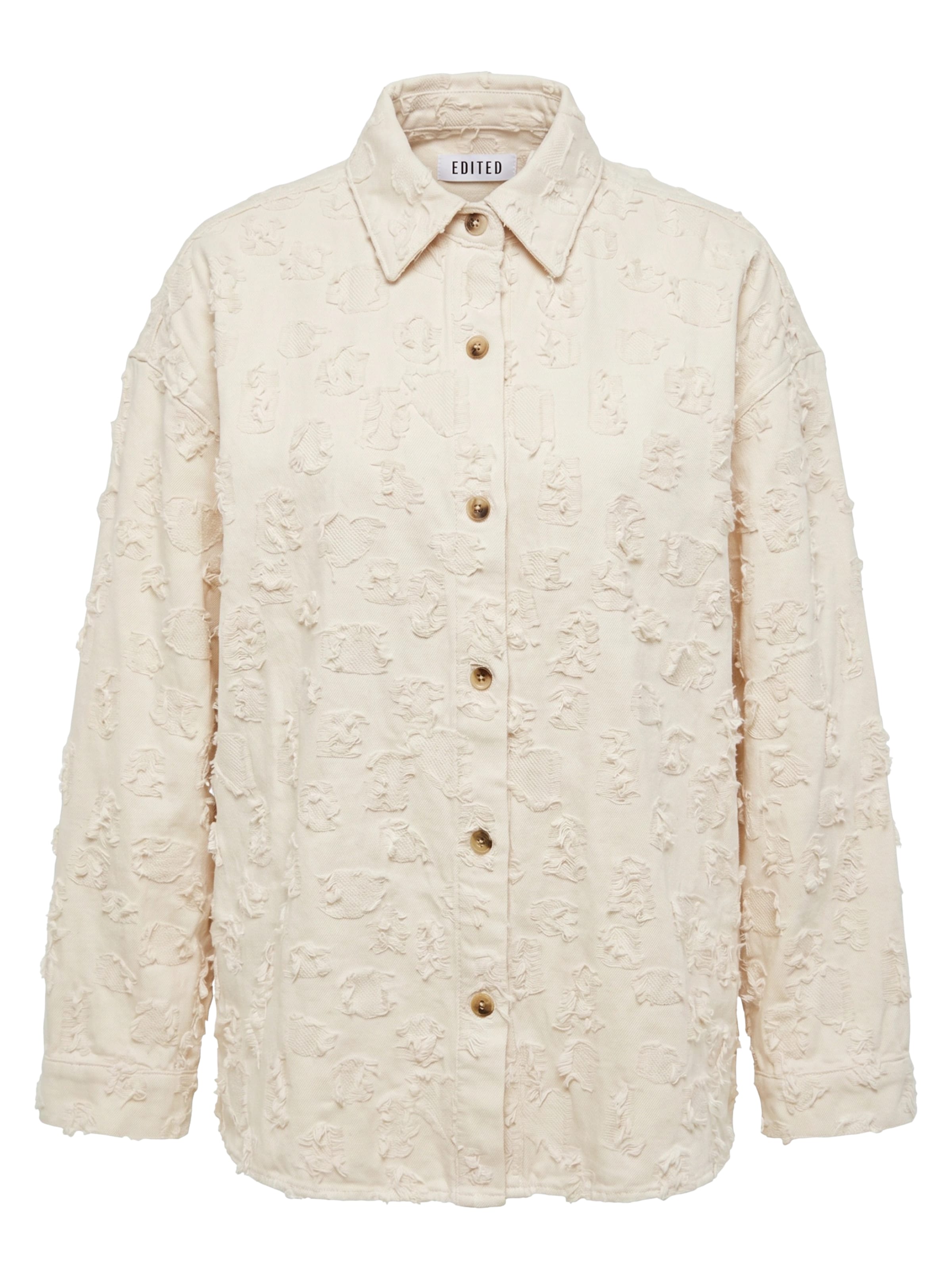 Camicia da donna 'Anisha' di EDITED in beige: frontale