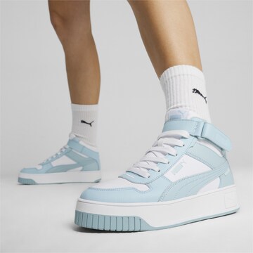 PUMA High-Top Sneakers 'Carina' in White: front