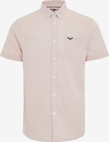 Chemise 'Dragon' Threadbare en rose : devant