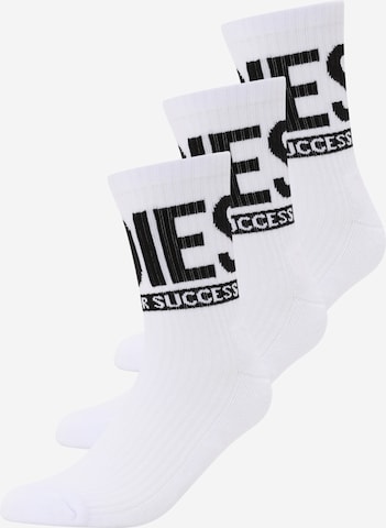 Calzino 'RAY' di DIESEL in bianco: frontale