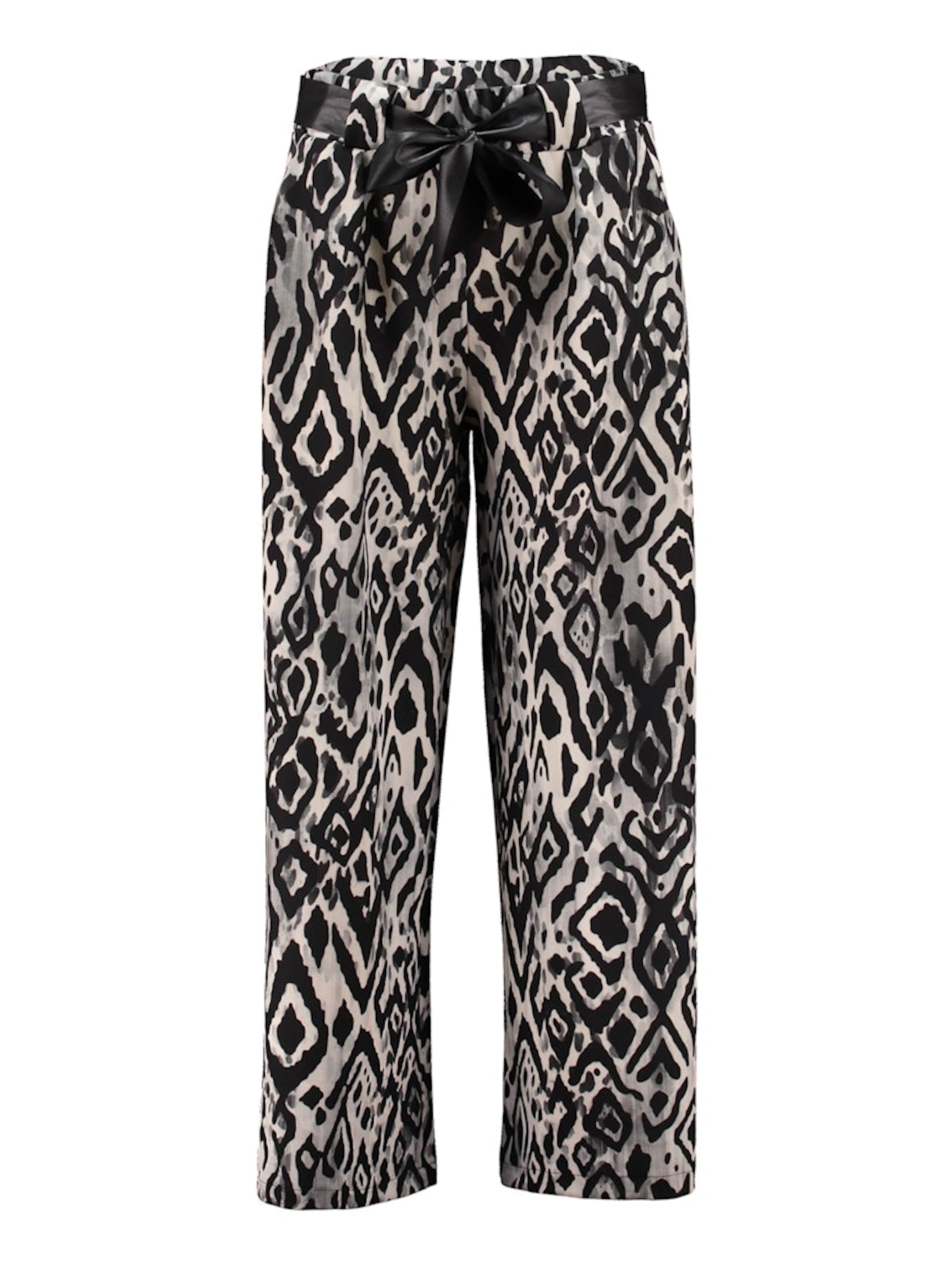 Hailys Loosefit Παντελόνι πλισέ 'Ni44a' σε μαύρο: μπροστά