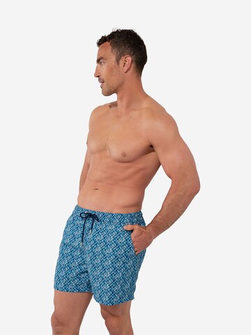 HOM Swimming shorts ' Beach Boxer Camaiore ' in Blue