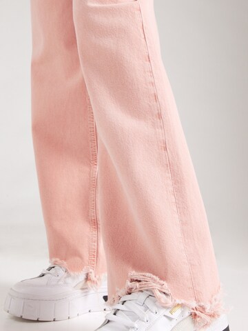 HUGO Široke hlačnice Kavbojke 'Gamala_2_B' | roza barva