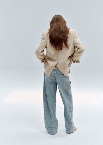 MANGO Wide Leg Jeans 'SCARLETT' in Blau