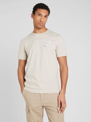 HUGO Shirt 'Detzington241' in Grey: front