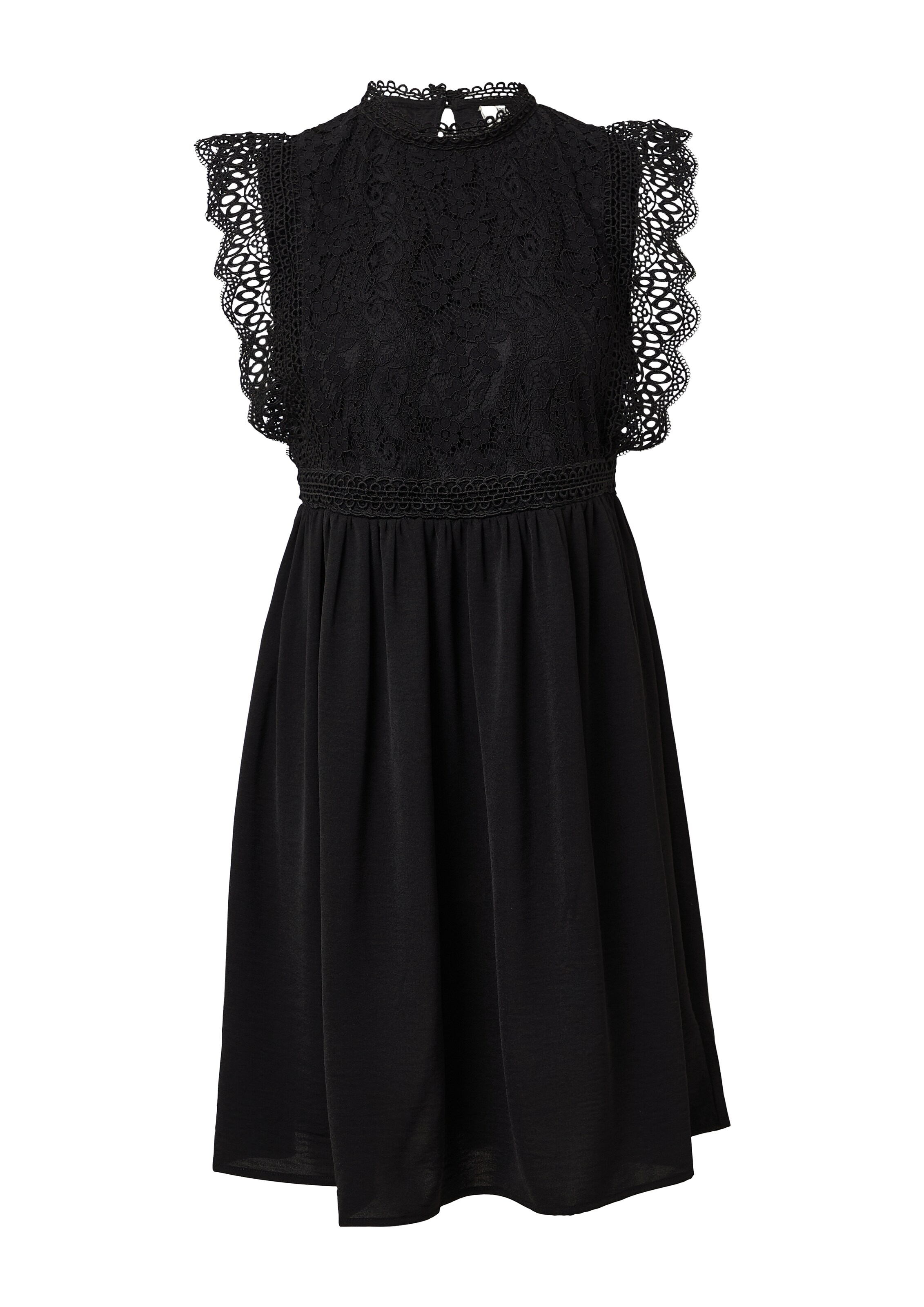 QS Jurk in Zwart: voorkant