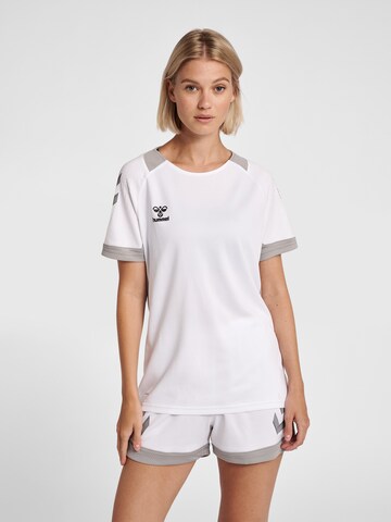 Hummel Funktionsbluse 'Lead' i hvid: forside