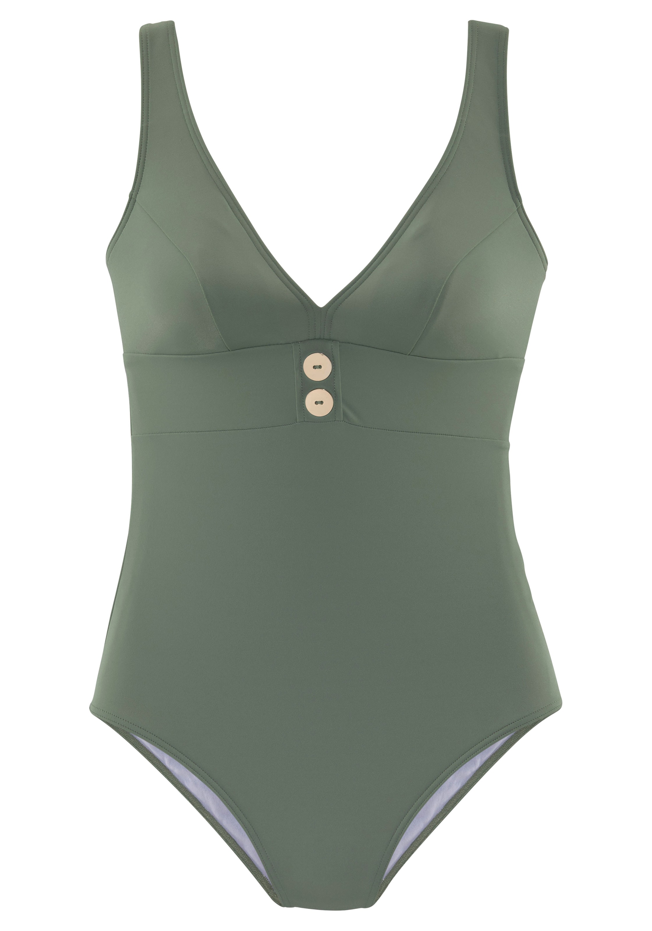 Maillot de bain VIVANCE en vert : devant