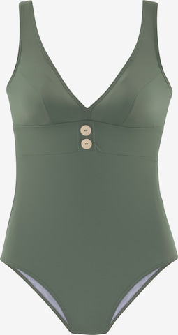 VIVANCE Swimsuit in Green: front