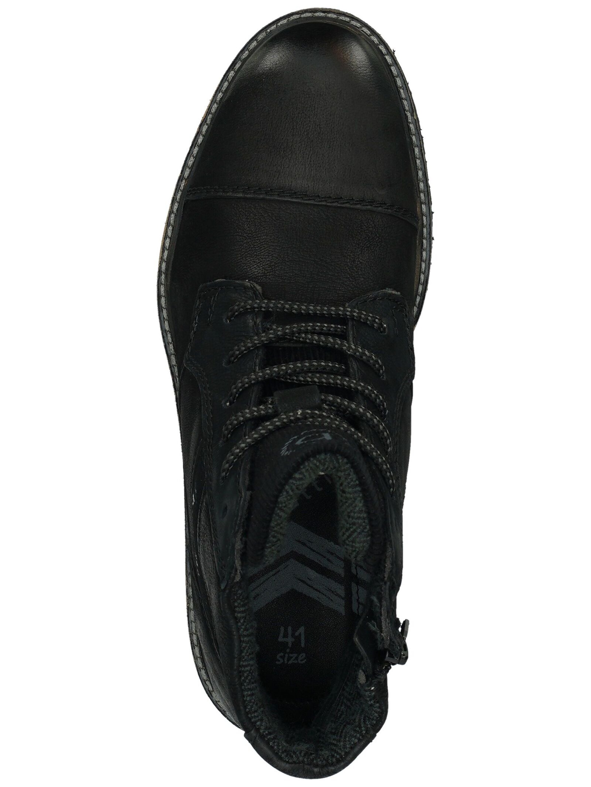 bugatti Schnürboots 'Caj' in Schwarz