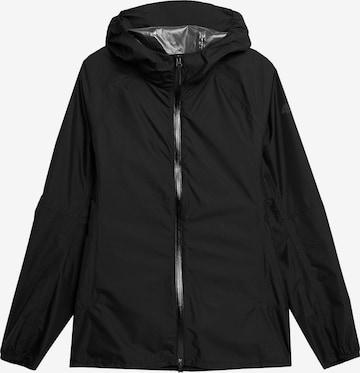 4F Outdoor Jacket in Black: front