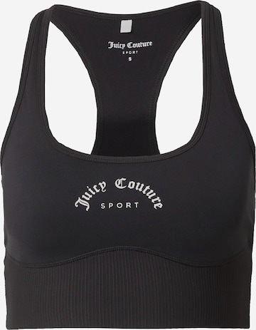Juicy Couture Sport Bustier Sportmelltartók - fekete: elől