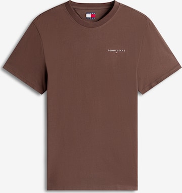 Tommy JeansMajica - smeđa boja: prednji dio
